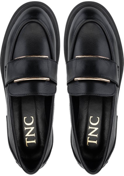 Kadın Siyah Deri Loafer Ayakkabı 1066 2305 Bn Ayk SK24-25 Sıyah Dr indirimleri