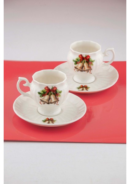 Christmas Bells Iki Kişilik Kahve Fincan Takımı