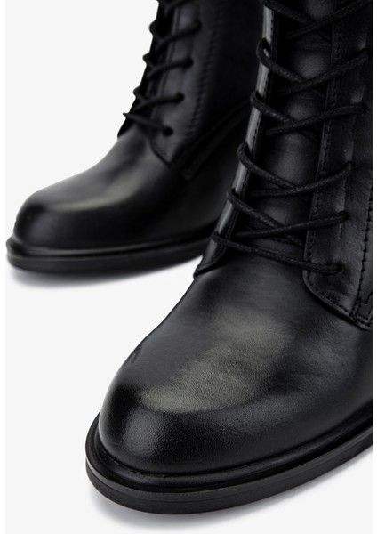 Kadın Deri Siyah Casual Bot 322 2453450 Bn Bot SK24-25 Sıyah Analın modelleri