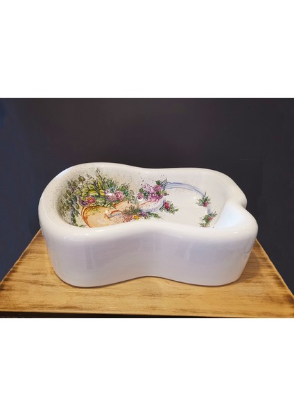 Lavabo Özel El Boyaması modelleri