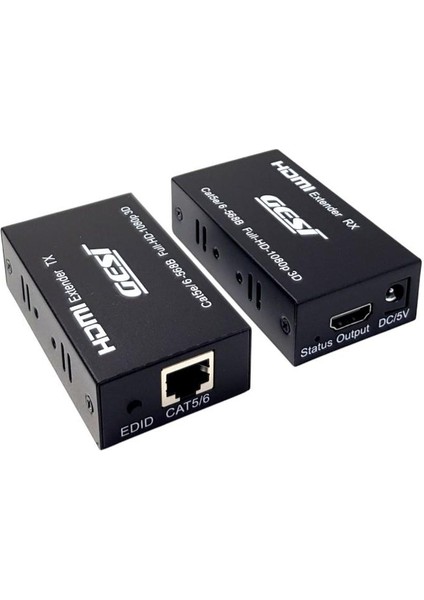 60 Metre HDMI To Cat6 Extender HDMI Cat6 Aktarıcı