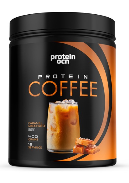 Protein Coffee Caramel Macchiato - 400 gr - 16 Servis