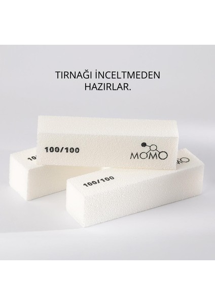 Tırnak Üstü Törpü Buffer 100/100 Beyaz 10 cm