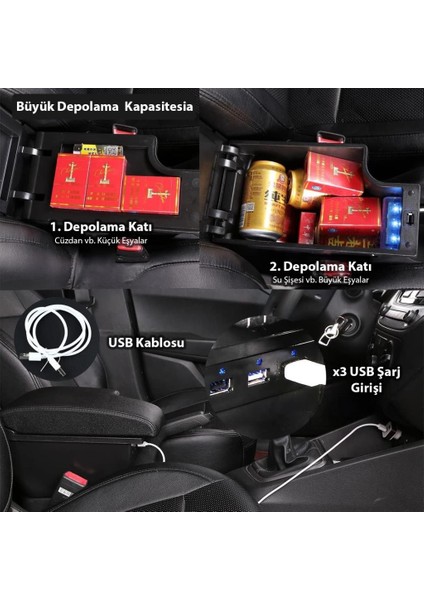 Nissan Juke 2010-2019 Delmesiz Vidasız Kol Dayama Kolçak indirimleri