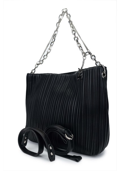 Kadın Vegan Siyah Omuz Çanta 921 26887 Bn Canta SK24-25 Black fiyatları