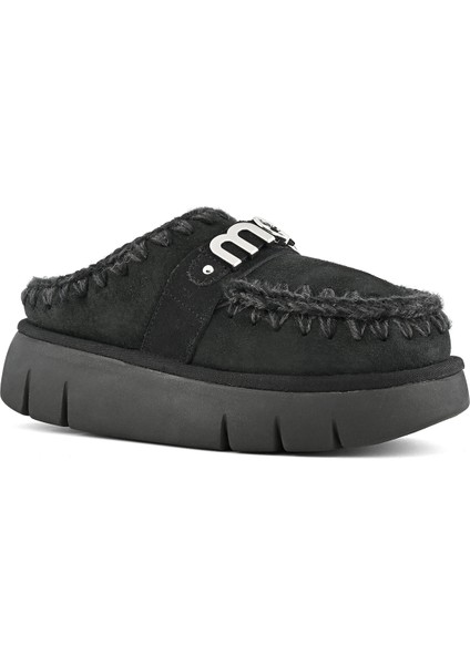 Kadın Terlik/ Panduf ( Ev ) MU.FW531001A Bkbk Mou Bounce Clog Metal Logo Black fiyatları