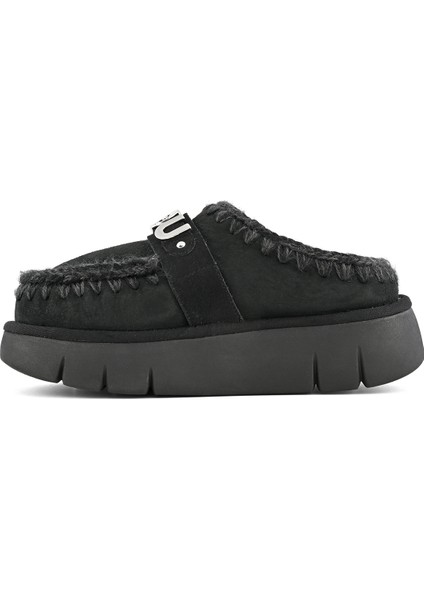 Kadın Terlik/ Panduf ( Ev ) MU.FW531001A Bkbk Mou Bounce Clog Metal Logo Black fırsatları