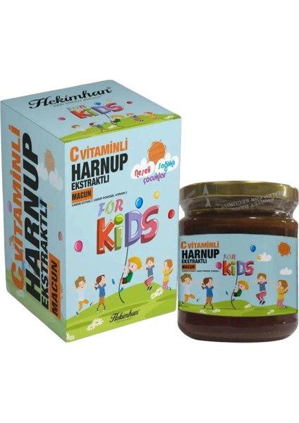 C Vitaminli Harnuplu Keçiboynuzu Macunu (For Kids) 240 gr
