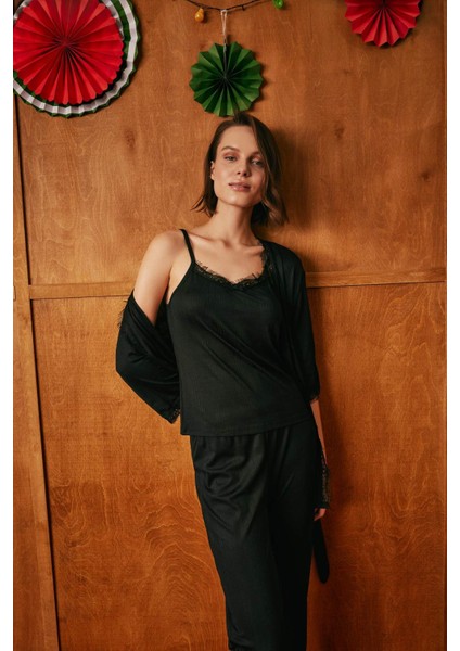 Fall in Love Askılı Pijama Üstü B7066AX23WN
