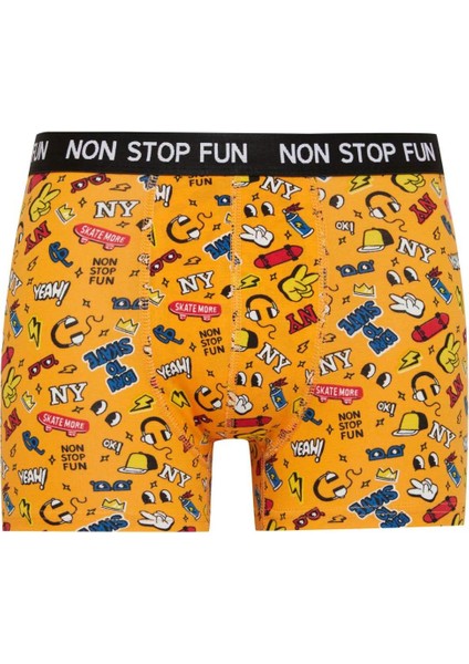 Regular Fit 3'lü Boxer B4782AX24WN