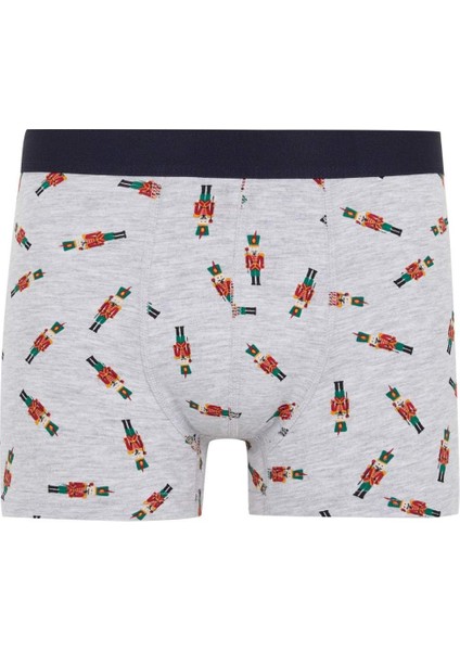 Yılbaşı Temalı Regular Fit 3'lü Boxer B0560AX23AU fiyatları