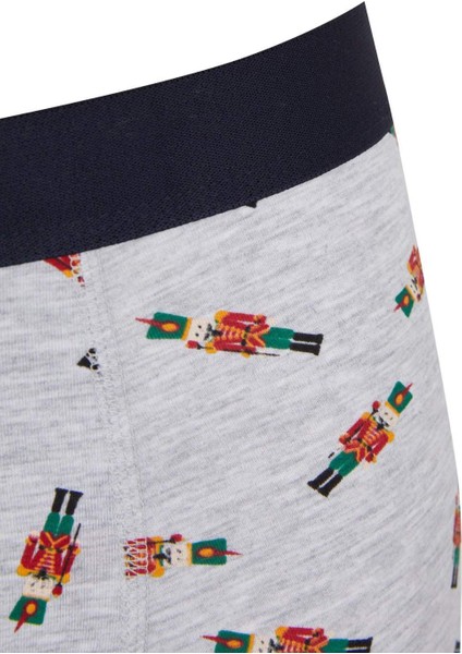 Yılbaşı Temalı Regular Fit 3'lü Boxer B0560AX23AU fırsatları