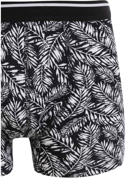 Regular Fit Desenli 3'lü Boxer B0577AX24WN