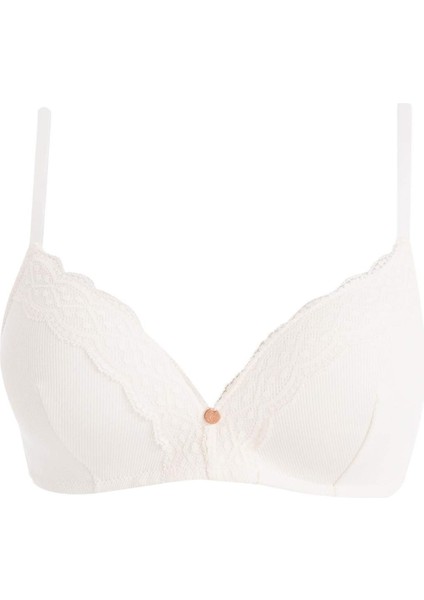 Fall in Love Dantel Detaylı Basic Düz Bra D1409AX24AU