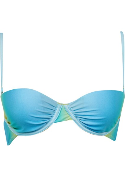 Regular Fit Degrade Baskılı Bikini Üstü-Fall in Love D2635AX24HS