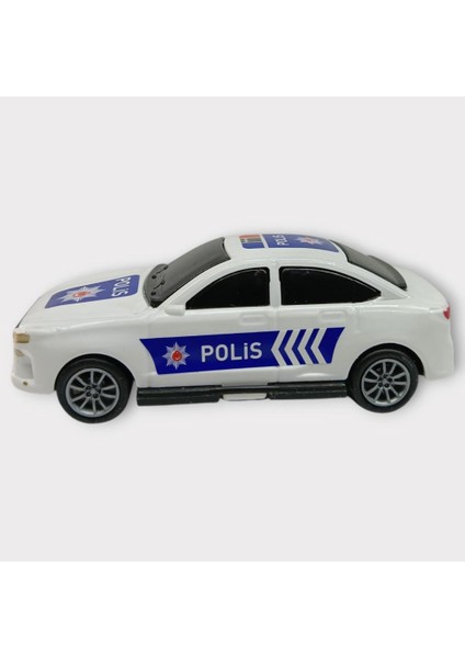 Çek Bırak Polis Arabası -Beyaz Sedan