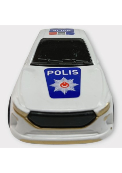 Çek Bırak Polis Arabası -Beyaz Sedan