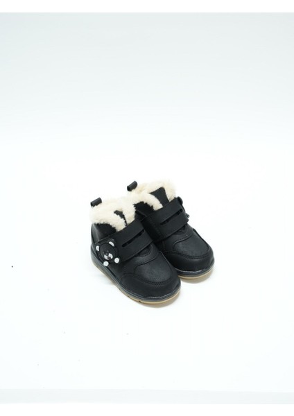 Remınd Günlük Içi Kürklü Erkek Çocuk Bot, Siyah (Ladik)