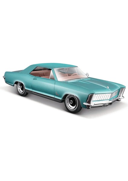 1:26 1965 Buick Riviera Model Araba 31214 - Mavi