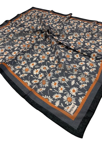 Soft 0214 Koyu Gri Eşarp