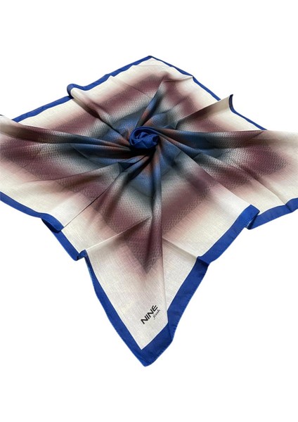 Nıne Soft 0217 Saks Mavi Eşarp