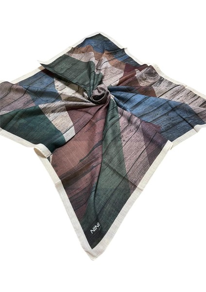 Nıne Soft 0219 Koyu Yeşil Eşarp