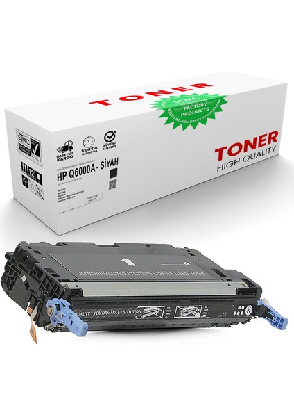 Hp 124A | Q6000A Siyah Muadil Toner /WB/124A/1600/2600/2600TN/2605/CM10