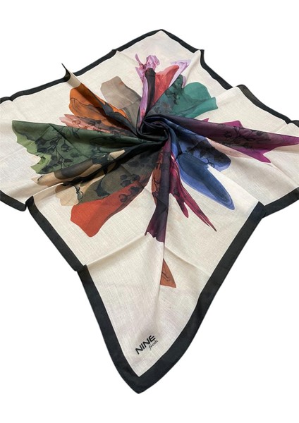 Nıne Soft 0218 Krem Eşarp