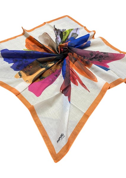Nıne Soft 0218 Turuncu Eşarp