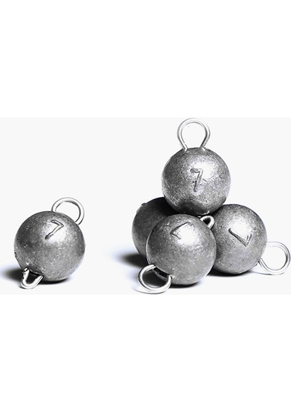 10 Adet 7 Gram Mafsallı Kurşun,kurşun Çapı:1,1 cm