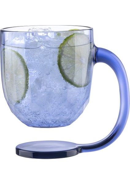 Domme Plastik Kupa - Lacivert - 385 ml