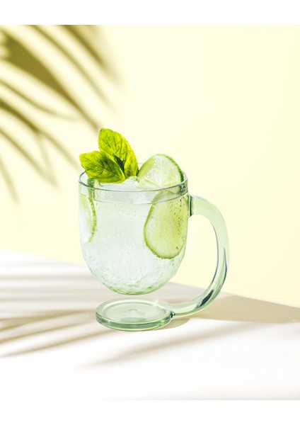 Domme Plastik Kupa - Yeşil - 385 ml
