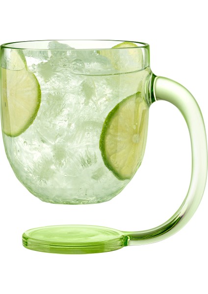 Domme Plastik Kupa - Yeşil - 385 ml