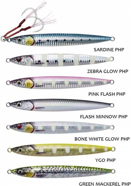 3D Slim Jig Minnow 18 cm 180 gr Bone White Glow Php