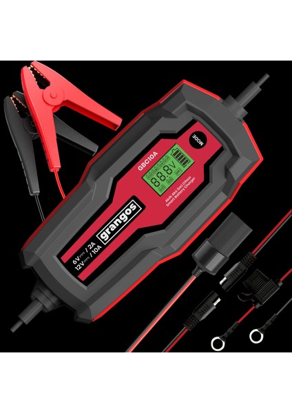 GBC10A 6V / 12V 180 Ah Akıllı Dijital Akü Şarj ve Bakım Cihazı