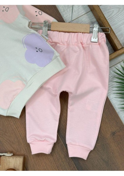 Oopps Baskılı Kapüşonlu Mevsimlik Kız Bebek Takım fiyatları