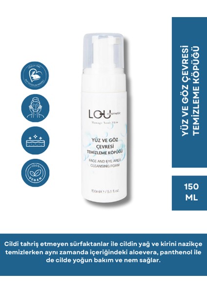 s Yüz Ve Göz Temizleme Köpüğü 150 ml