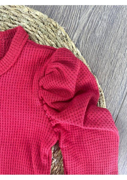 Kalp Baskılı Bandanalı Alttan Çıtçıtlı Kız Bebek Takım