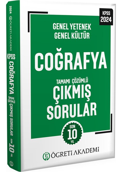 2024 KPSS Genel Yetenek Genel Kültür Coğrafya Tamamı Çözümlü Çıkmış Sorular