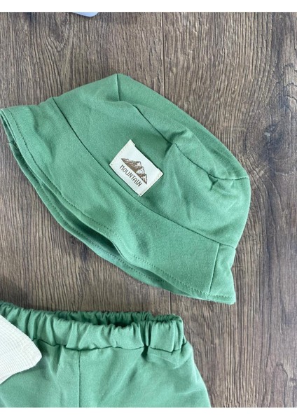 Waffle Desenli Şapkalı Takım modelleri