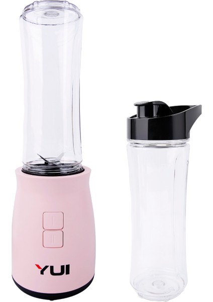 M19 500W Kişisel Smoothie Blender Pembe +1 Adet Yedek Şişe