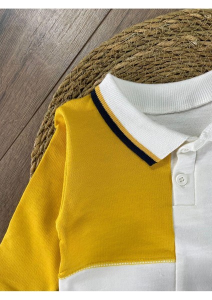 Şeritli Polo Yaka Erkek 2li Takım