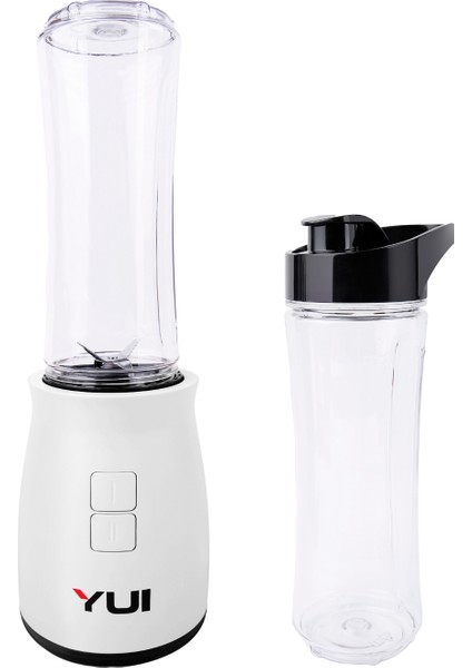 M19 500W Kişisel Smoothie Blender Beyaz +1 Adet Yedek Şişe