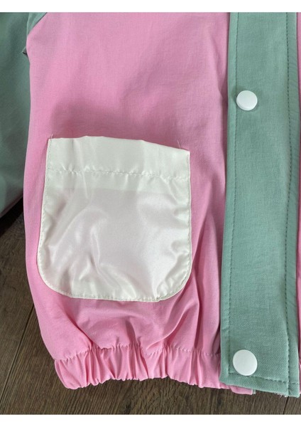 Su Geçirmez Pamuk Astarlı Fermuarlı Kapüşonlu Mevsimlik Kız Çocuk Mont fırsatları