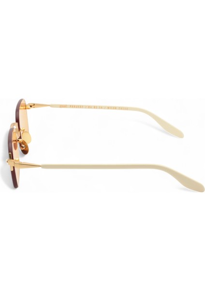 Gast Domsa Mat Altın Unisex Güneş Gözlüğü modelleri