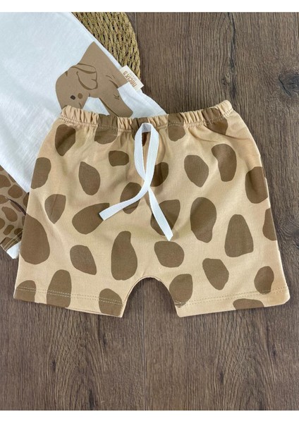 Animal Baskılı Şortlu Takım fiyatları