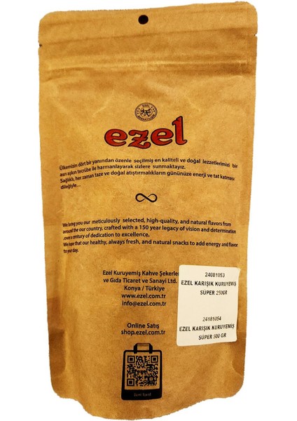 Karışık Kuruyemiş Süper - 250GR