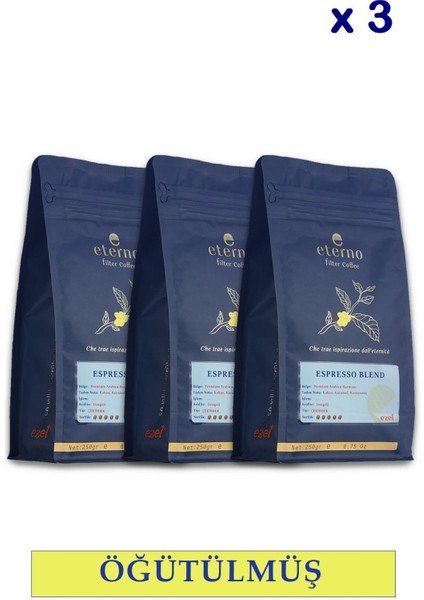 Eterno Espresso Öğütülmüş x 3 Adet 250 gr