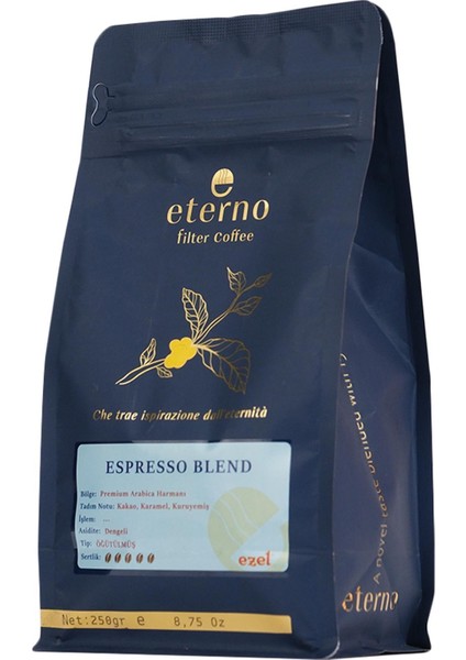 Eterno Espresso Öğütülmüş x 3 Adet 250 gr