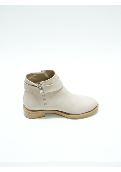 F. Brand Zincir Aksesuarlı Günlük Kadın Bot, Bej (Ladik) modelleri